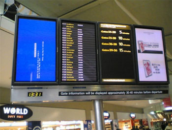 Bluescreen airport