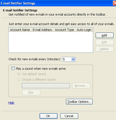 Email notifier