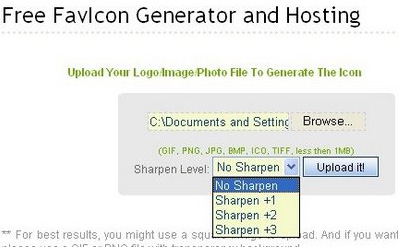 Favicon generator