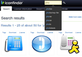Icon finder