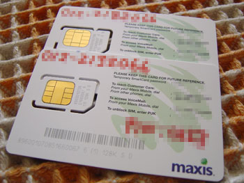 Maxis sim cards