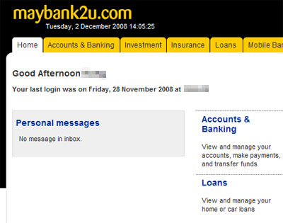 Welcome mybank2u login