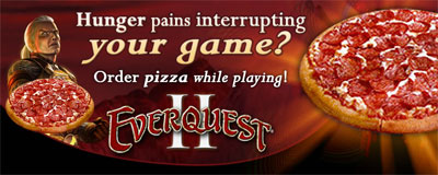 Order pizza while playing