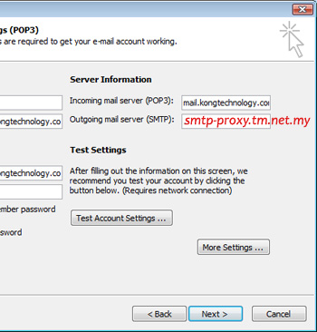 SMTP proxy