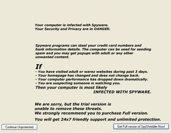 Spy Shredder virus