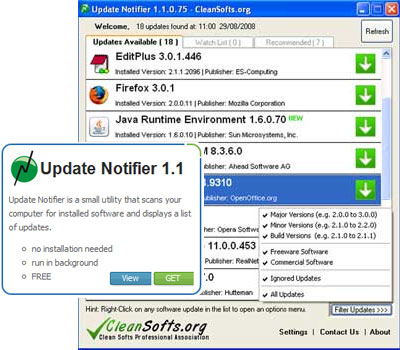 Update notifier