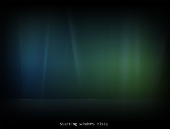 Windows Vista boot screen