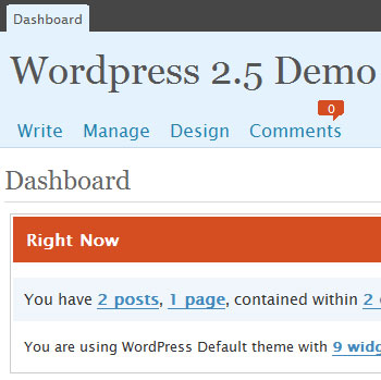 WordPress demo