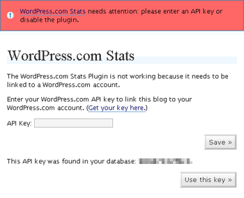 Wordpress stats