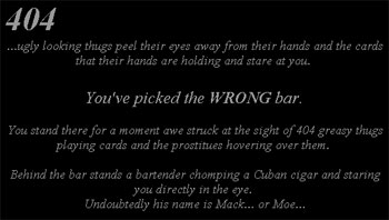 Wrong bar