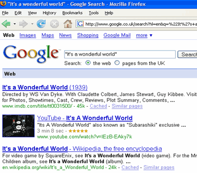 Google search
