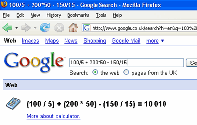 Google tricks
